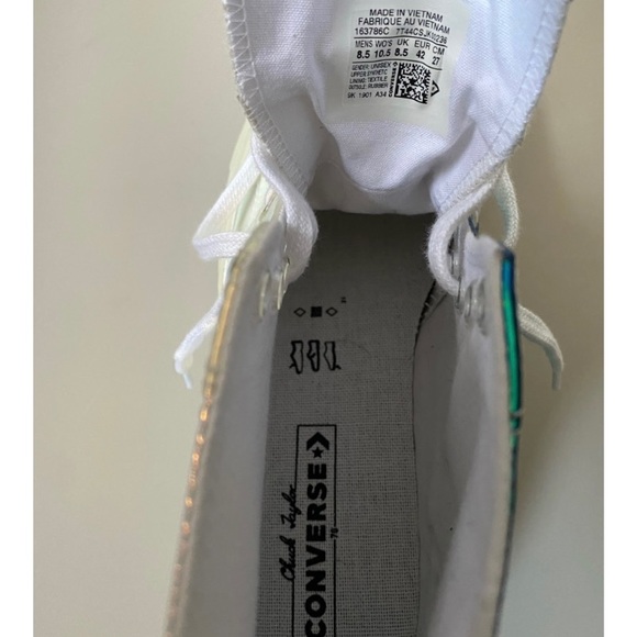 Converse holographic / iridescent Chuck Taylor 70 high-top - Picture 8 of 8